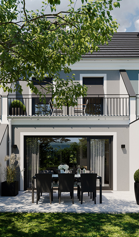 Style at home, Hauswand, Haus